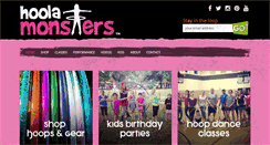Desktop Screenshot of hoolamonsters.com