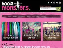 Tablet Screenshot of hoolamonsters.com